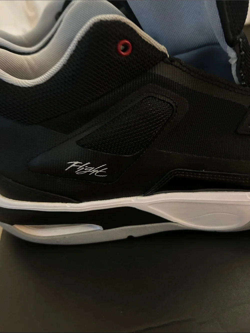Men’s 12 Jordan Stay Loyal 3 Box Label — Black, Red, Gold